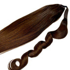 Dark Brown 100% Human Hair Ponytail Extension - Private Label