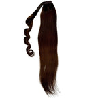 Dark Brown 100% Human Hair Ponytail Extension - Private Label