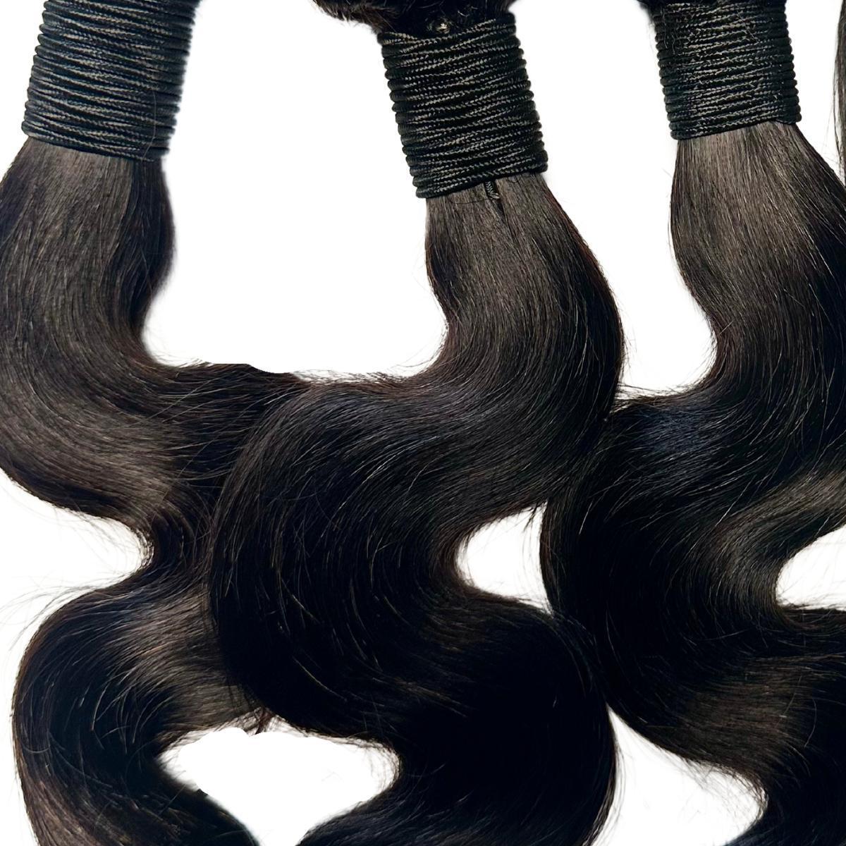 warehouse body wave bundle deal close up