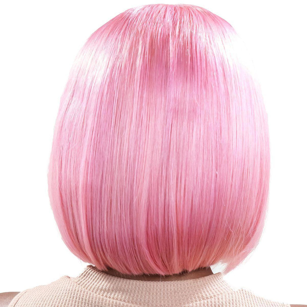 Cotton Candy 13x4 Transparent Lace Front 100% Human Hair Bob Wig - Private Label