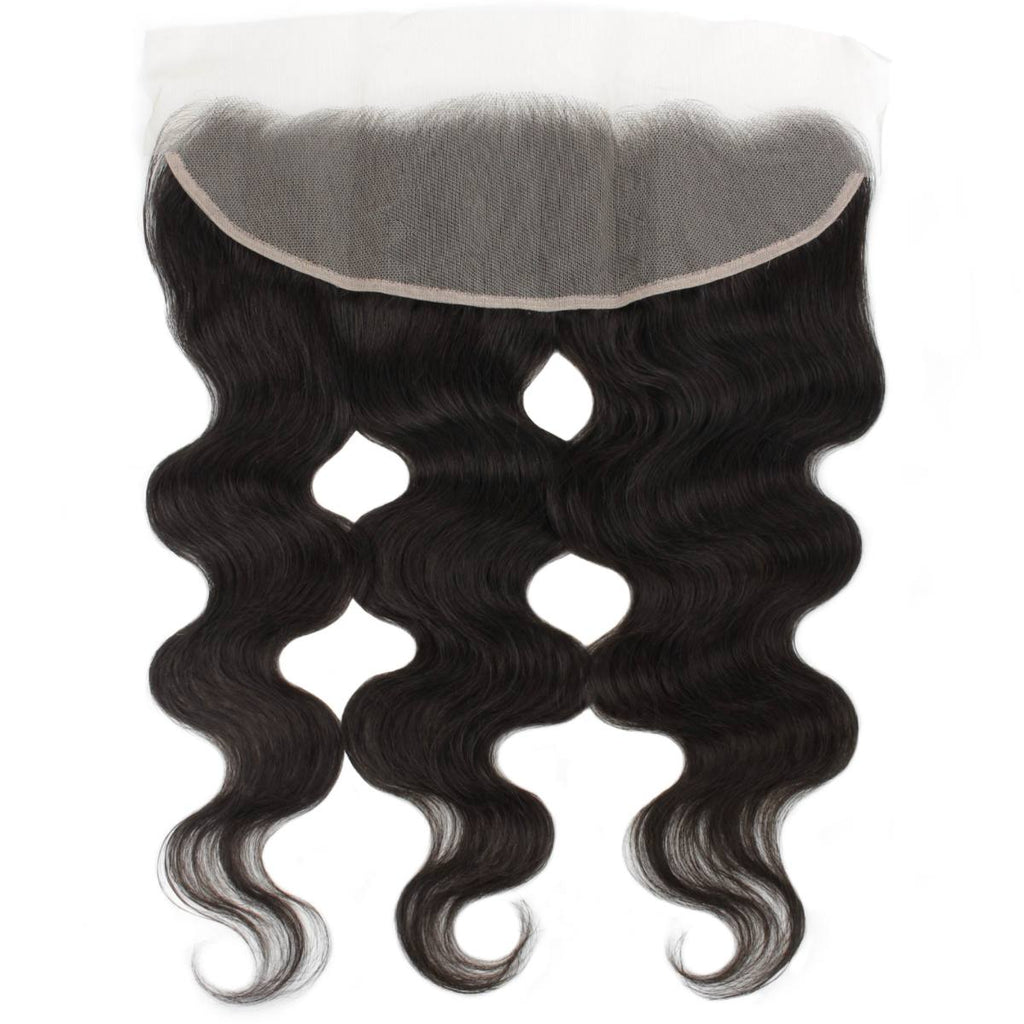 Brazilian Body Wave 13x4 Transparent Lace Human Hair Frontal - Private Label