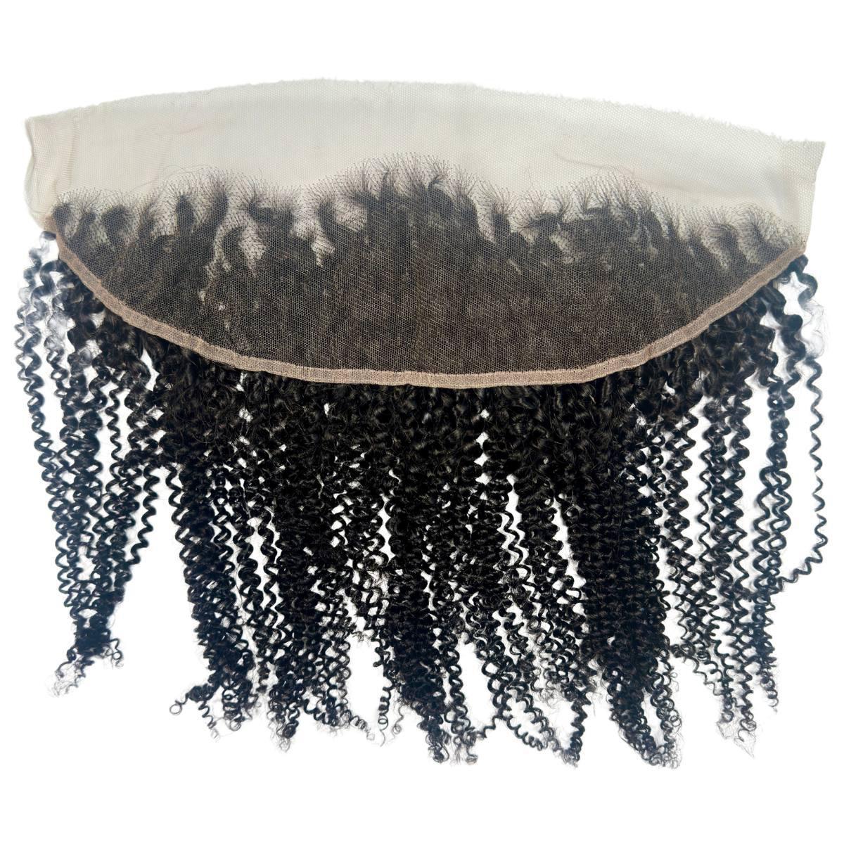 Afro Kinky 13x4 HD Lace Human Hair Frontal - Private Label