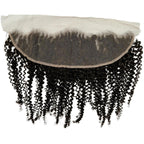 Jerry Curl 13x4 Transparent Lace Human Hair Frontal - Private Label