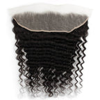 Deep Wave 13x4 Transparent Lace Human Hair Frontal - Private Label