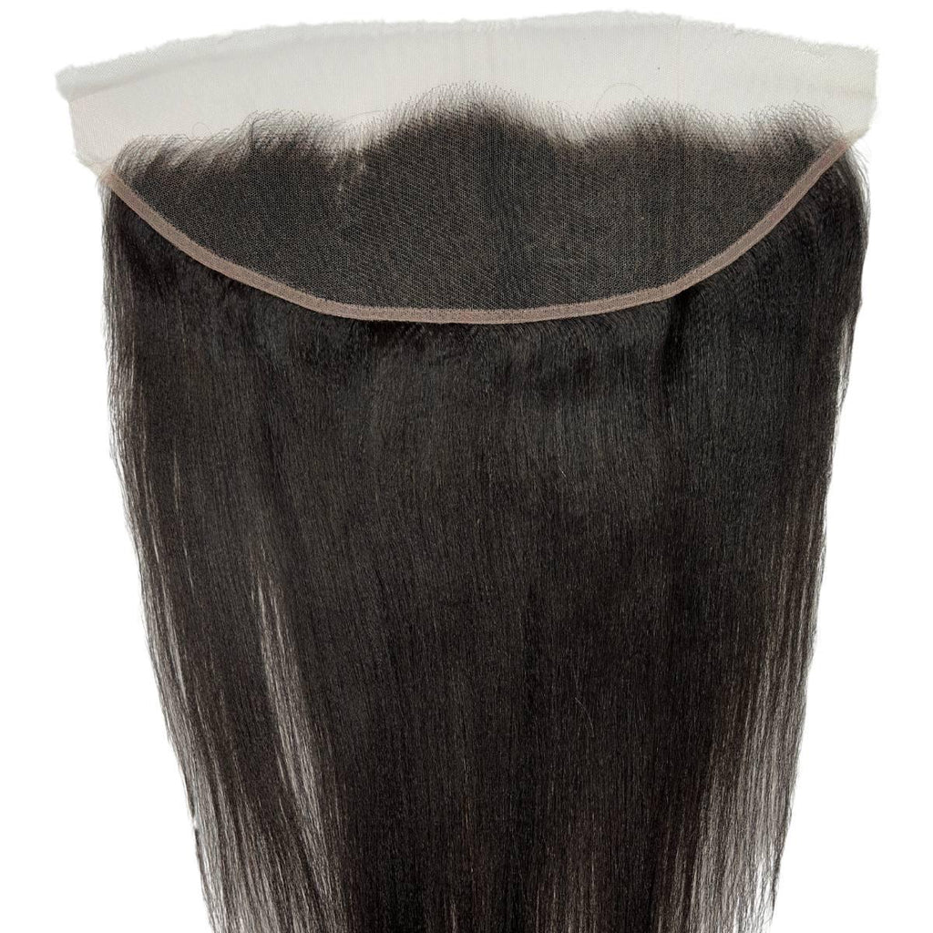 Yaki Straight 13x4 HD Lace Human Hair Frontal - Private Label