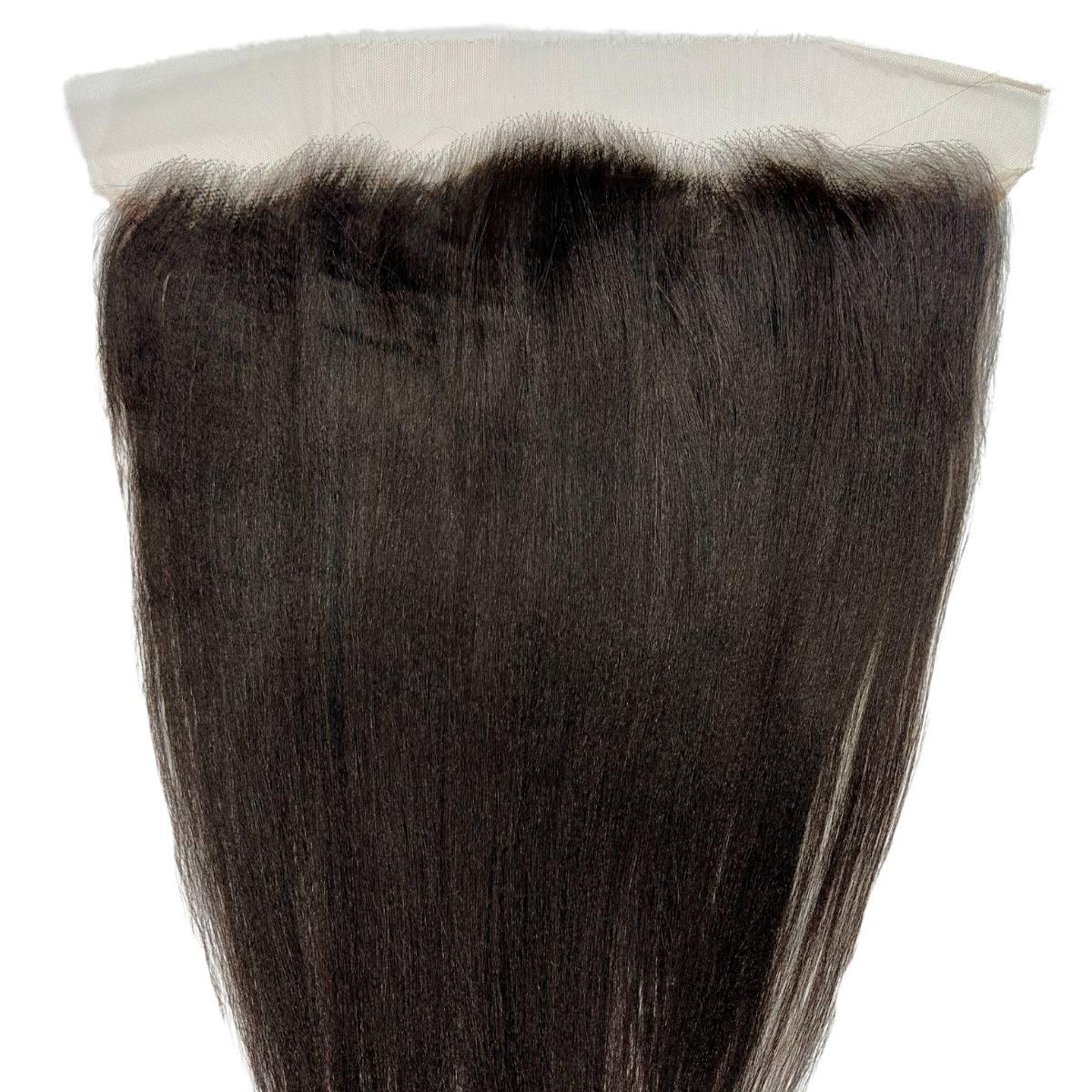 Yaki Straight 13x4 HD Lace Human Hair Frontal - Private Label