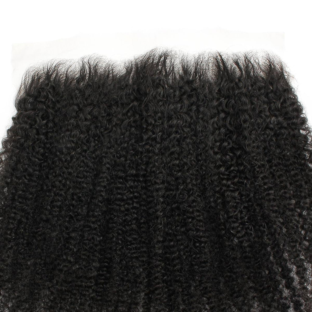 Afro Kinky 13x6 HD Lace Human Hair Frontal - Private Label