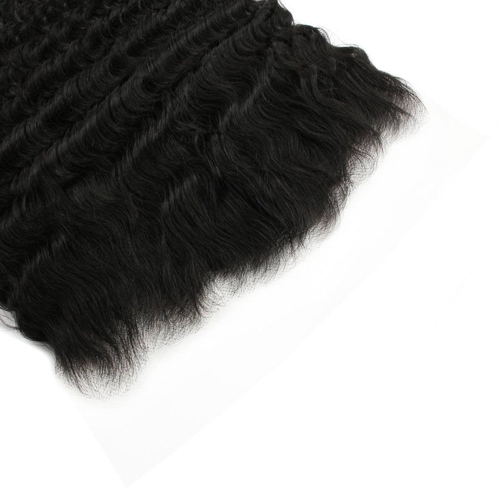 Deep Wave 13x6 HD Lace Human Hair Frontal - Private Label