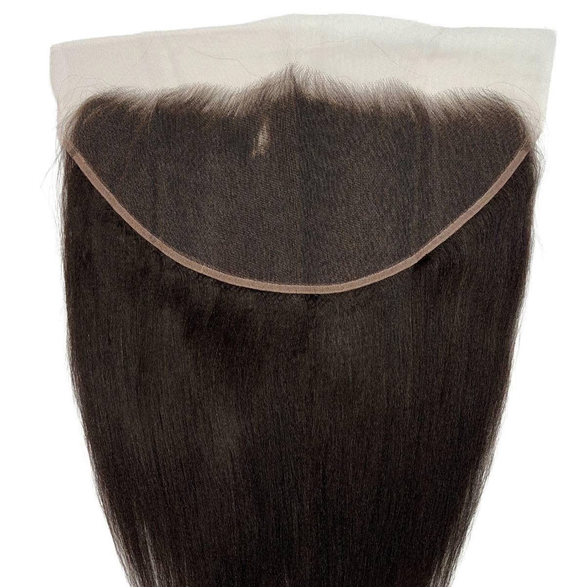 Yaki Straight 13x6 HD Lace Human Hair Frontal - Private Label