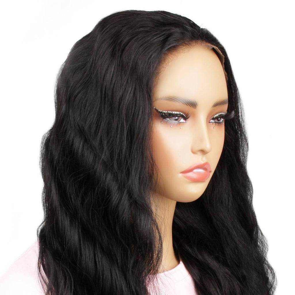 Jet Black Body Wave 13x4 HD Lace Front Wig - Private Label