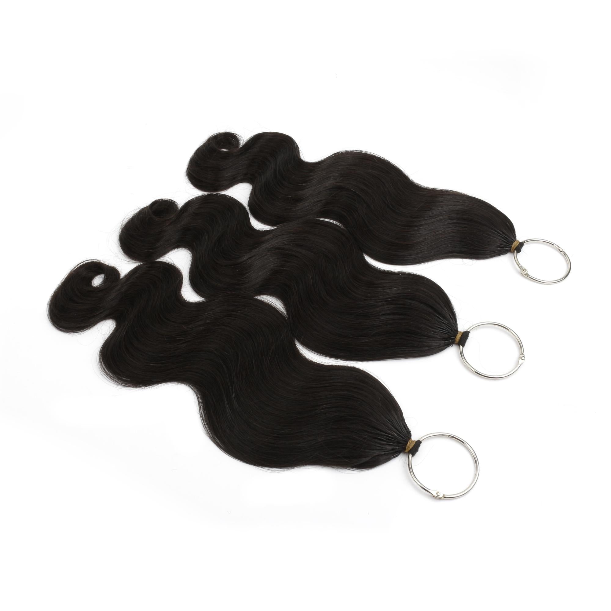 16" Body Wave Feather Crochet Human Hair - Private Label