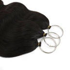 16" Body Wave Feather Crochet Human Hair - Private Label