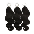 16" Body Wave Feather Crochet Human Hair - Private Label