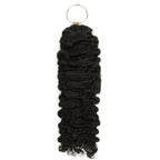 16" Burmese Curly Feather Crochet Human Hair - Private Label