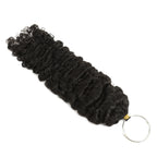 16" Burmese Curly Feather Crochet Human Hair - Private Label
