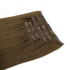 16" Chocolate Brown Invisible Clip - ins (140g) - Private Label