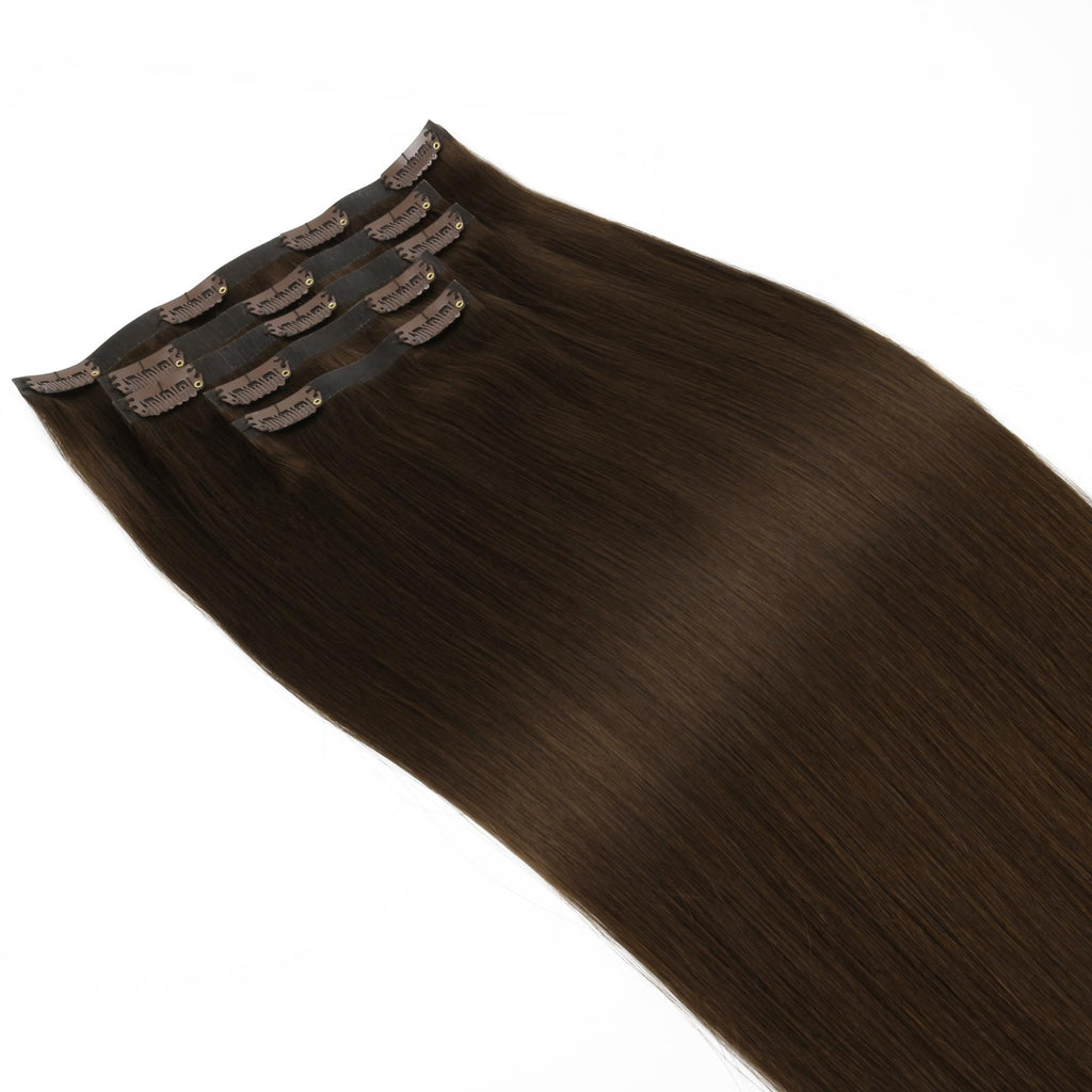 16" Dark Brown Invisible Clip - ins (140g) - Private Label