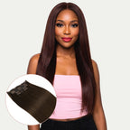 16" Dark Brown Invisible Clip - ins (140g) - Private Label