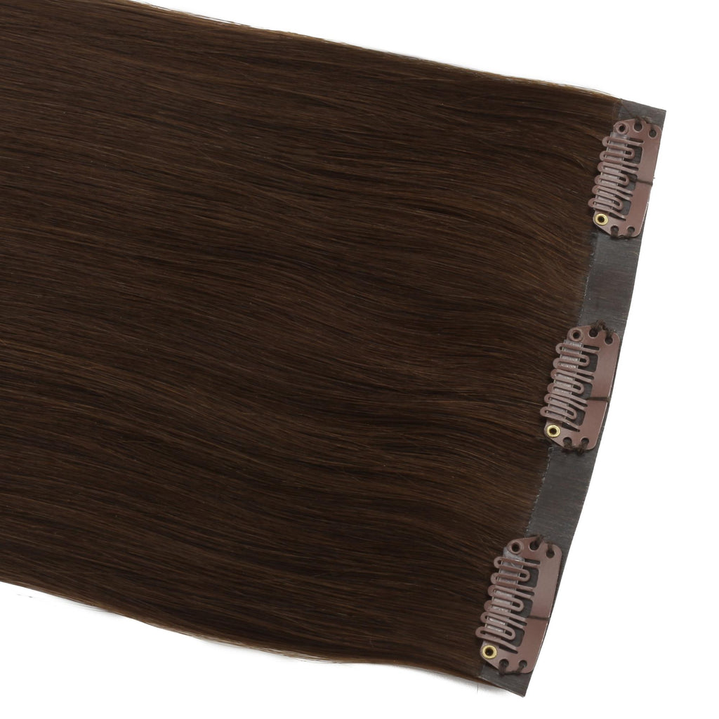 16" Dark Brown Seamless Clip - ins (140g) - Private Label