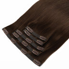 16" Dark Brown Seamless Clip - ins (140g) - Private Label