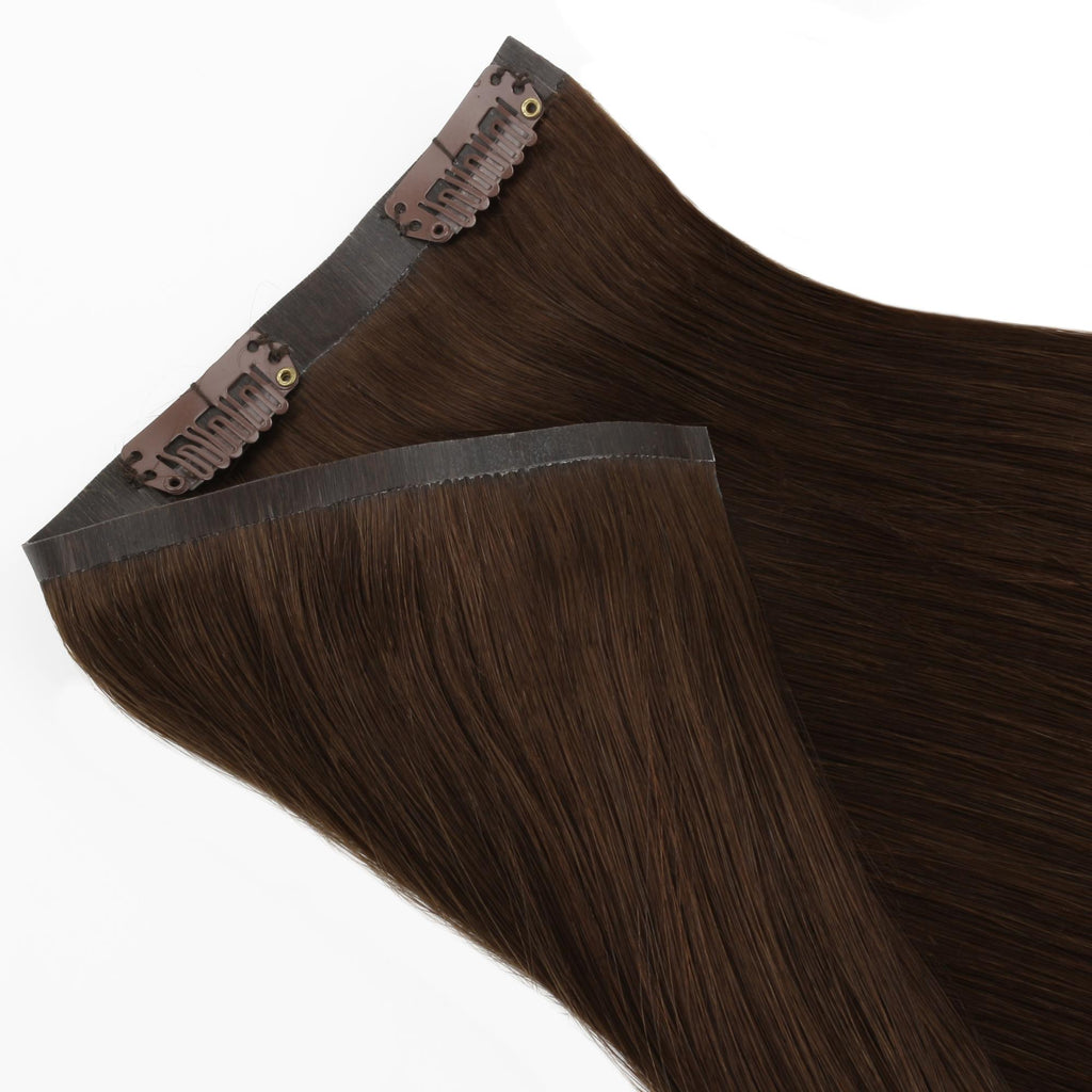 16" Dark Brown Seamless Clip - ins (140g) - Private Label