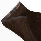 16" Dark Brown Seamless Clip - ins (140g) - Private Label
