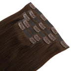 16" Dark Brown Seamless Clip - ins (140g) - Private Label