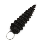 16" Deep Wave Feather Crochet Human Hair - Private Label