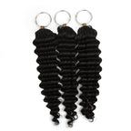 16" Deep Wave Feather Crochet Human Hair - Private Label