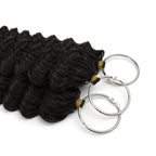 16" Deep Wave Feather Crochet Human Hair - Private Label