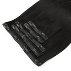16" Jet Black Invisible Clip - ins (140g) - Private Label