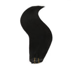 16" Jet Black Invisible Clip - ins (140g) - Private Label