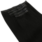 16" Jet Black Seamless Clip - ins (140g) - Private Label