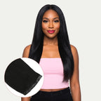 16" Jet Black Seamless Clip - ins (140g) - Private Label