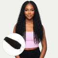 16" Kinky Curly Feather Crochet Human Hair - Private Label