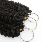 16" Kinky Curly Feather Crochet Human Hair - Private Label