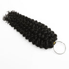 16" Kinky Curly Feather Crochet Human Hair - Private Label