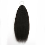 16" Kinky Straight Feather Crochet Human Hair - Private Label