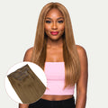 16" Medium Chestnut Brown Invisible Clip - ins (140g) - Private Label
