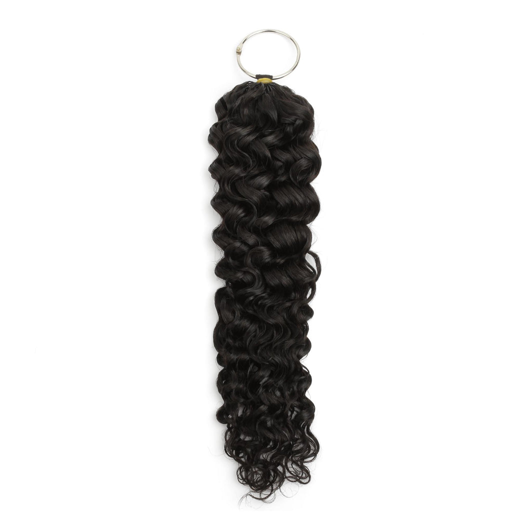 16" Ocean Wave Feather Crochet Human Hair - Private Label