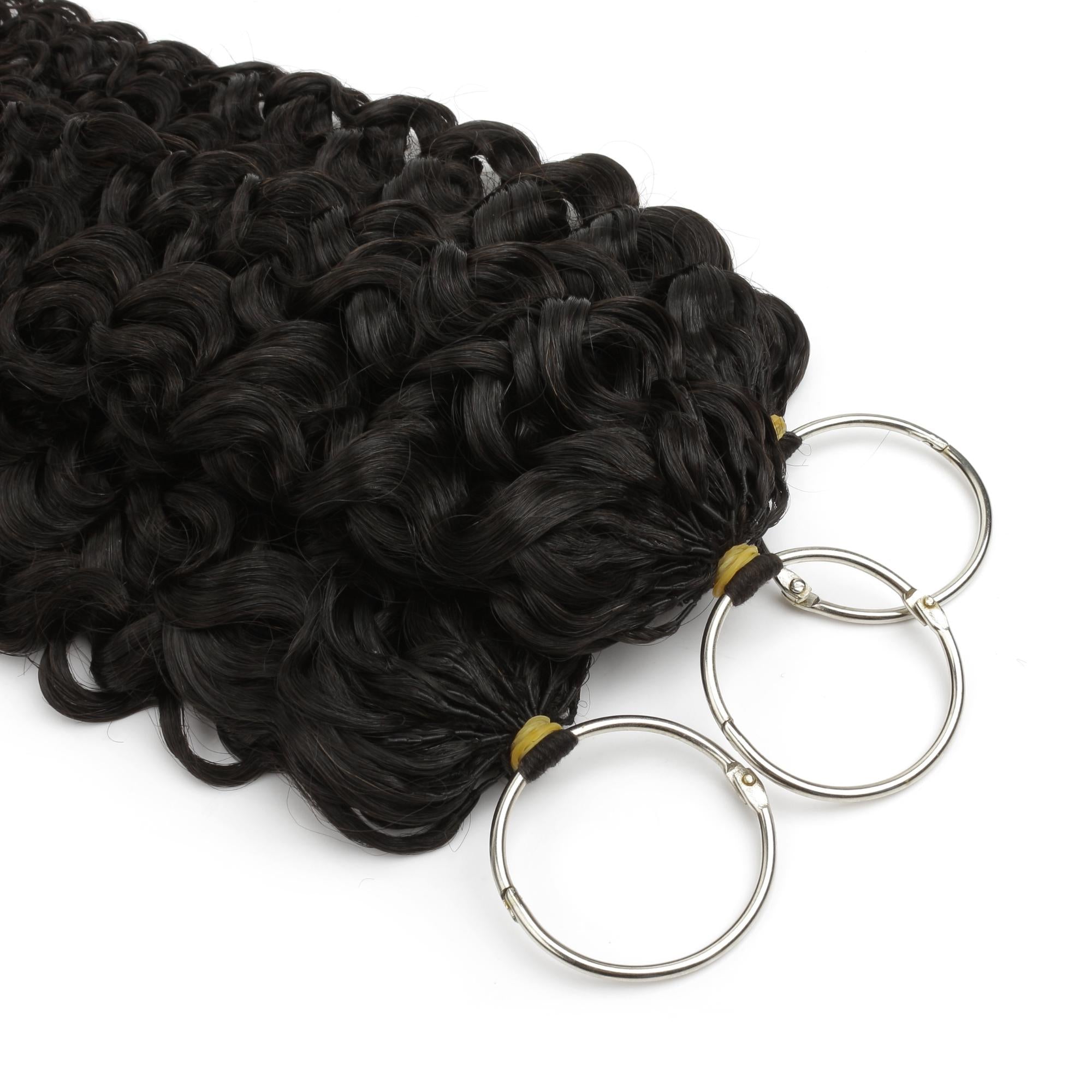 16" Ocean Wave Feather Crochet Human Hair - Private Label