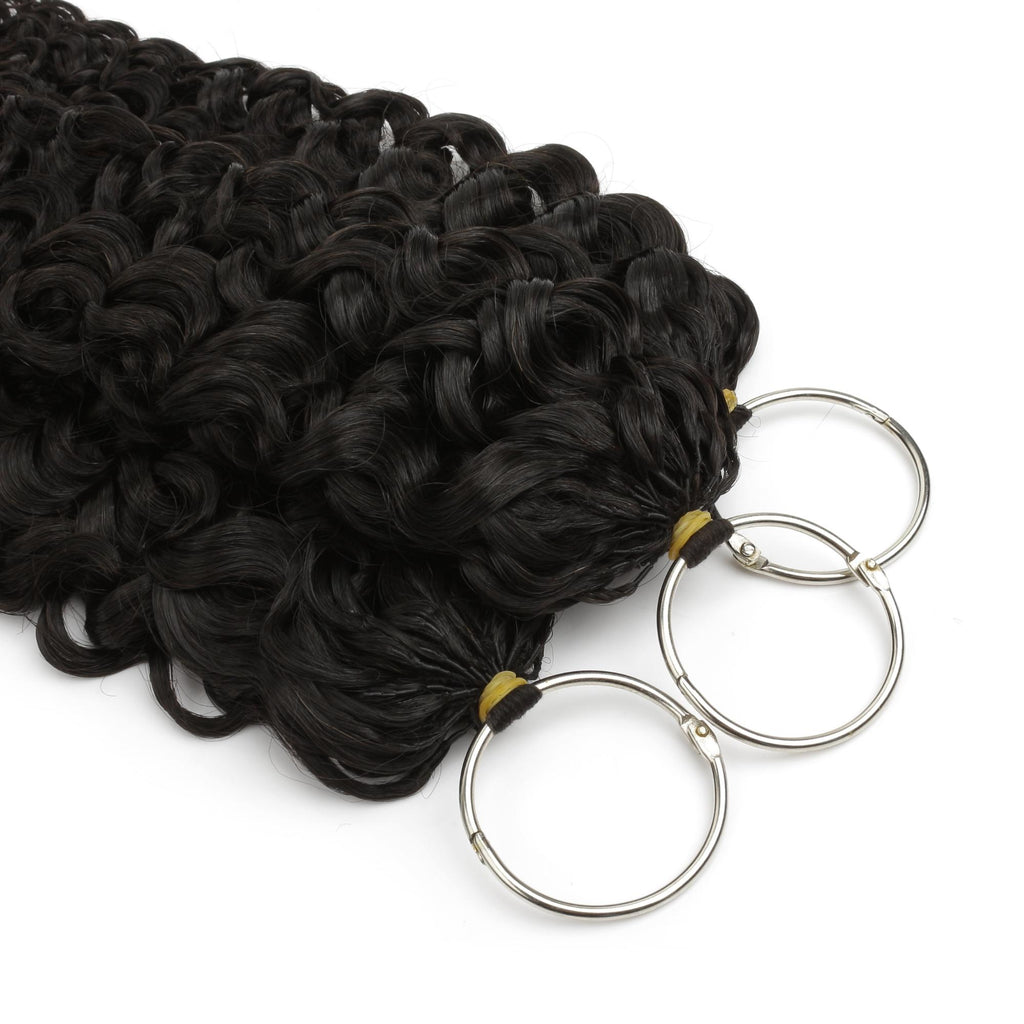 16" Ocean Wave Feather Crochet Human Hair - Private Label