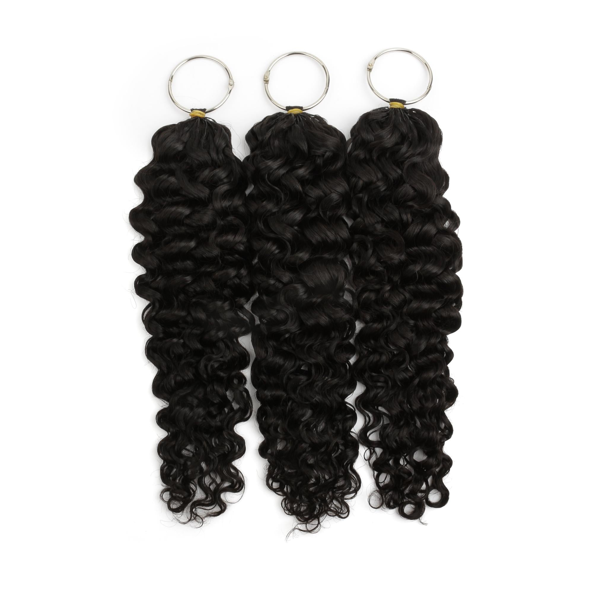 16" Ocean Wave Feather Crochet Human Hair - Private Label