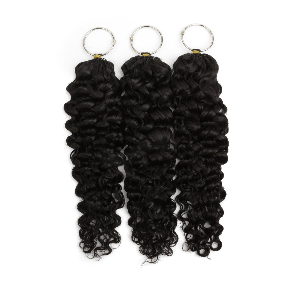 16" Ocean Wave Feather Crochet Human Hair - Private Label
