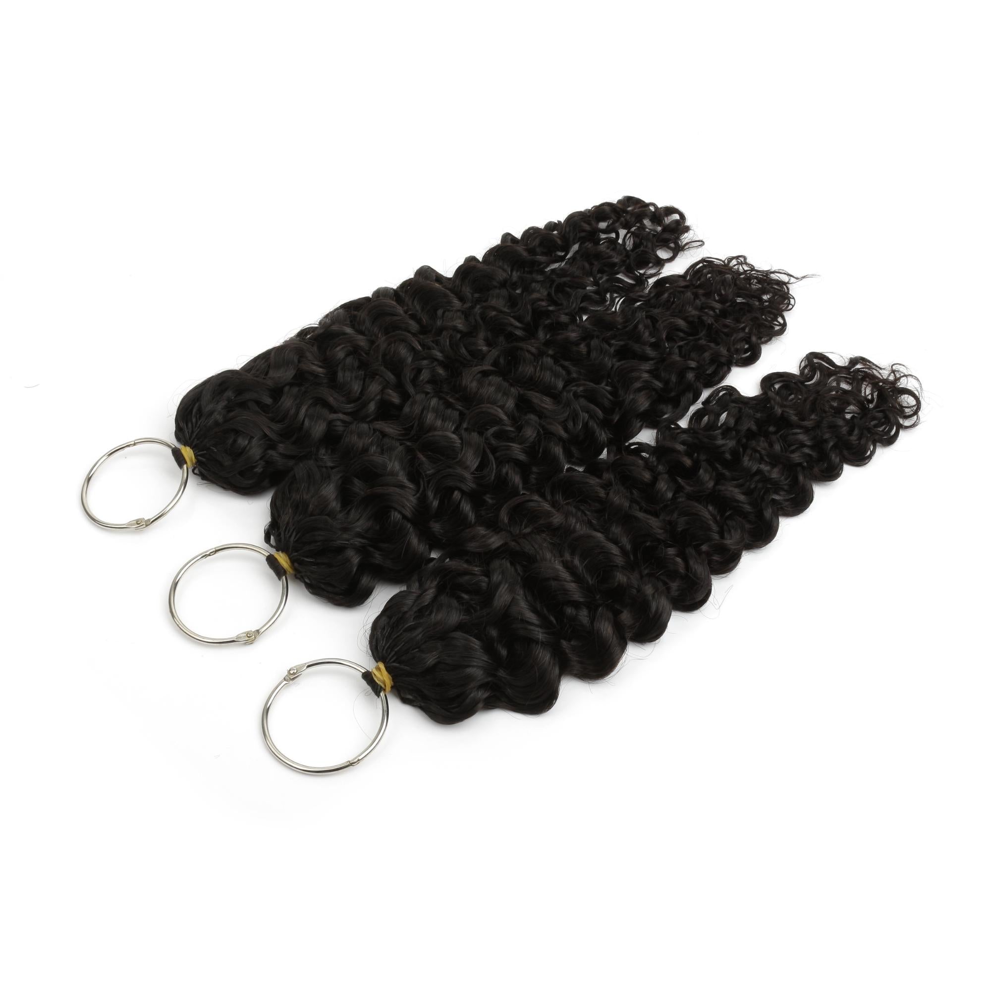 16" Ocean Wave Feather Crochet Human Hair - Private Label