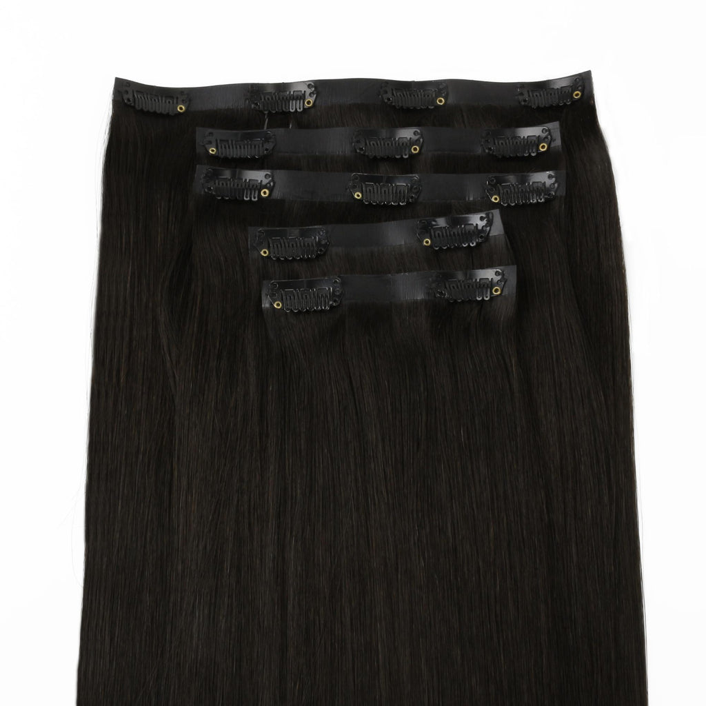 16" Off Black Invisible Clip - ins (140g) - Private Label