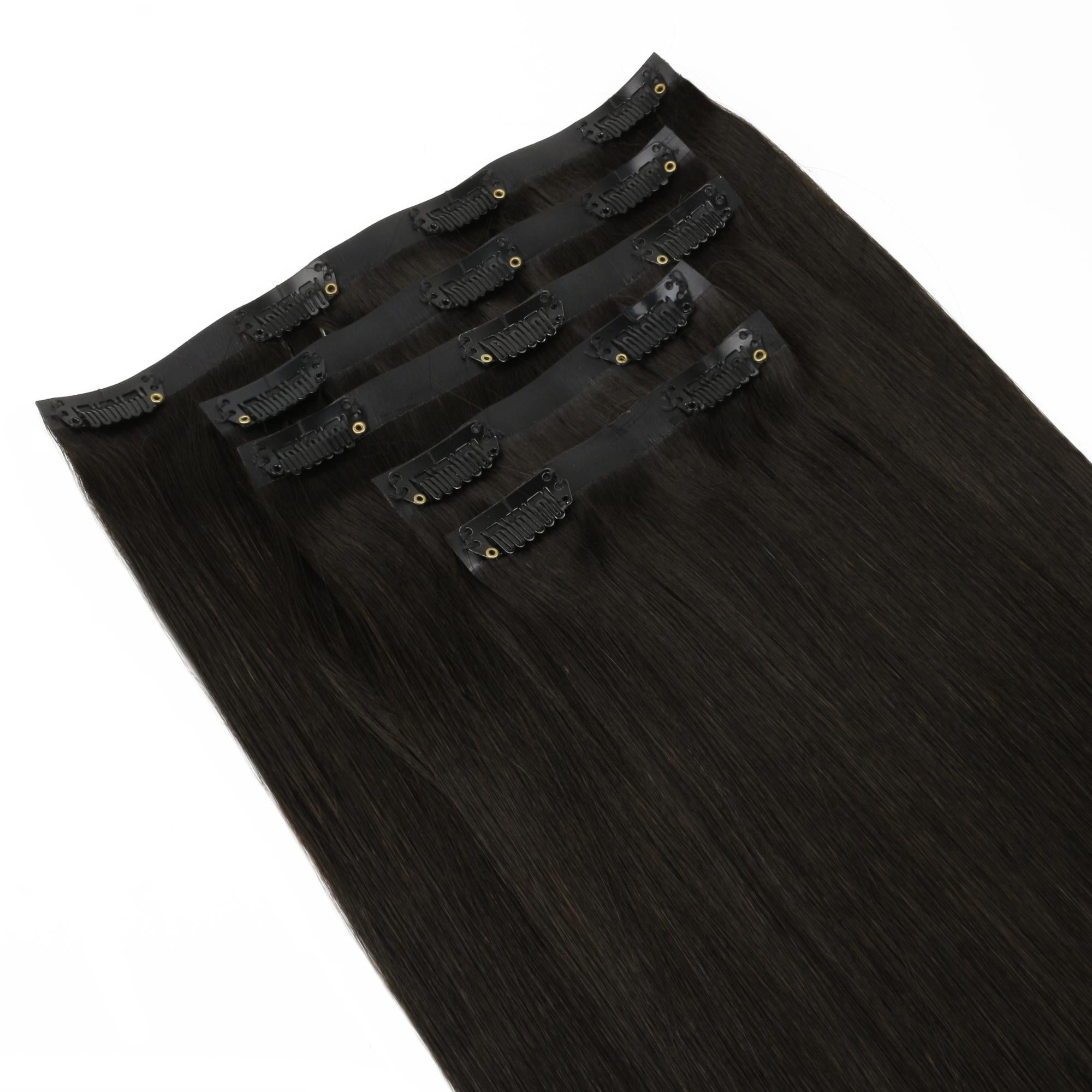 16" Off Black Invisible Clip - ins (140g) - Private Label
