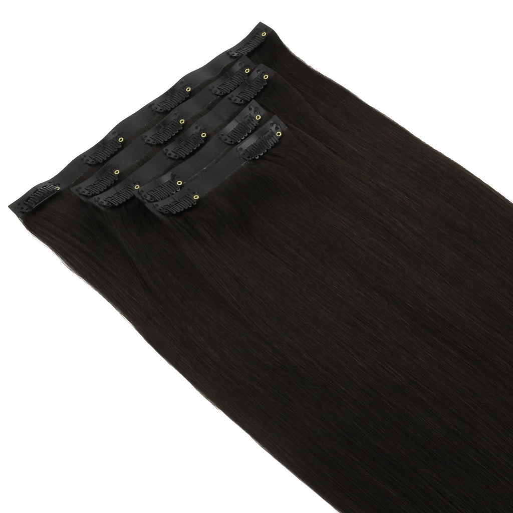 16" Off Black Seamless Clip - ins (140g) - Private Label