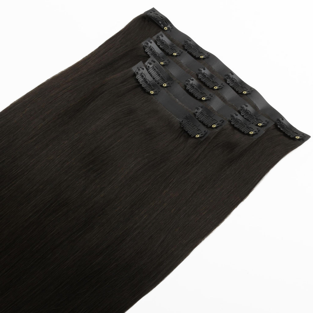 16" Off Black Seamless Clip - ins (140g) - Private Label