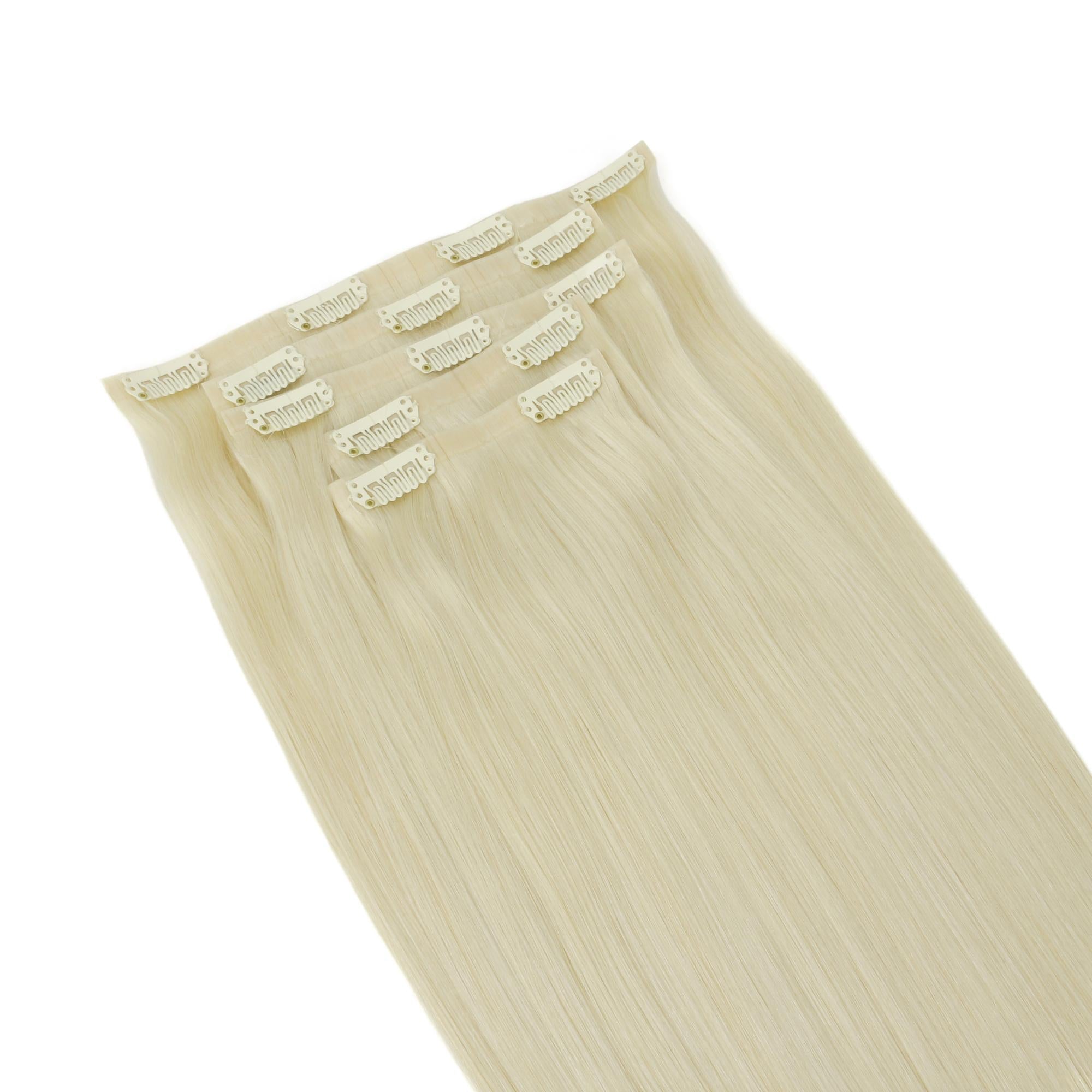16" Platinum Blonde Invisible Clip - ins (140g) - Private Label